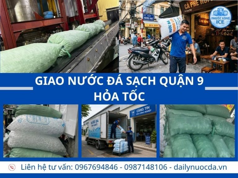 Đại lý nước đá tại Quận 9 – Giao nhanh, sạch và tiện lợi