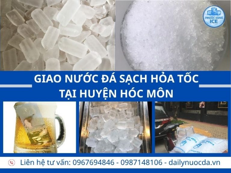 Đại lý nước đá tại huyện Hóc Môn – Giao nhanh, Giá rẻ