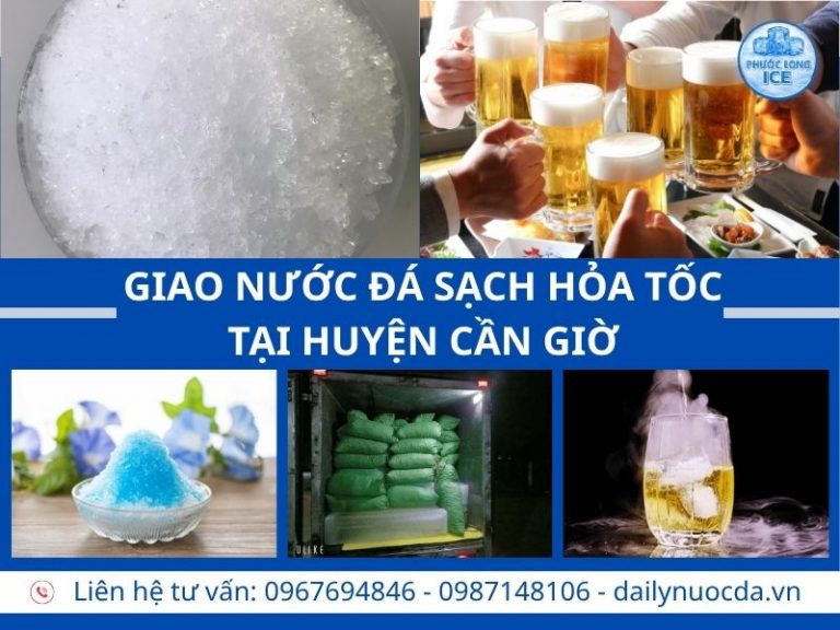 Đại lý nước đá tại huyện Cần Giờ – Giao nhanh, Số lượng