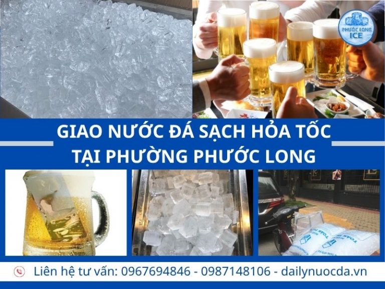 Đại lý nước đá tại phường Phước Long – Giá sỉ cho quán